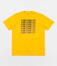 Carhartt Fading Script T-Shirt - Sunflower / Black