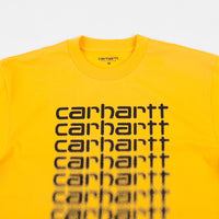 Carhartt Fading Script T-Shirt - Sunflower / Black thumbnail