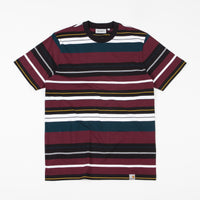 Carhartt Flint Stripe T-Shirt - Merlot thumbnail