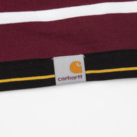 Carhartt Flint Stripe T-Shirt - Merlot thumbnail