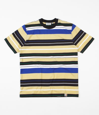 Carhartt Flint Stripe T-Shirt - Pale Yellow