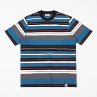 Carhartt Flint Stripe T-Shirt - Prussian Blue thumbnail