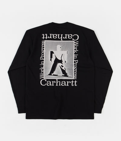 Carhartt Foundation Long Sleeve T-Shirt - Black / White