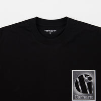 Carhartt Foundation Long Sleeve T-Shirt - Black / White thumbnail