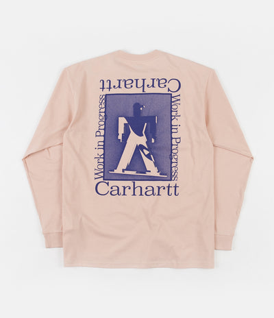 Carhartt Foundation Long Sleeve T-Shirt - Powdery / Blue