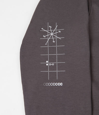 Carhartt Framework Long Sleeve T-Shirt - Air Force Grey / White