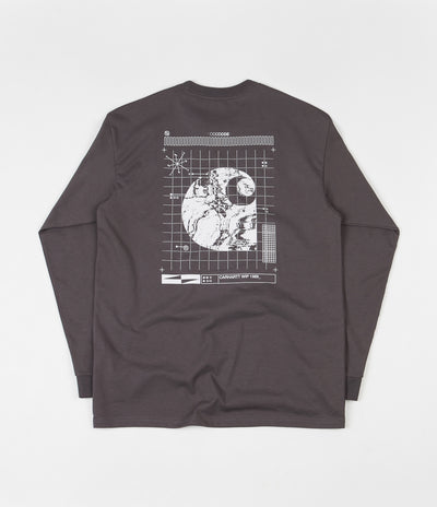 Carhartt Framework Long Sleeve T-Shirt - Air Force Grey / White