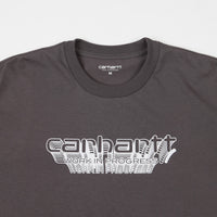 Carhartt Framework Long Sleeve T-Shirt - Air Force Grey / White thumbnail