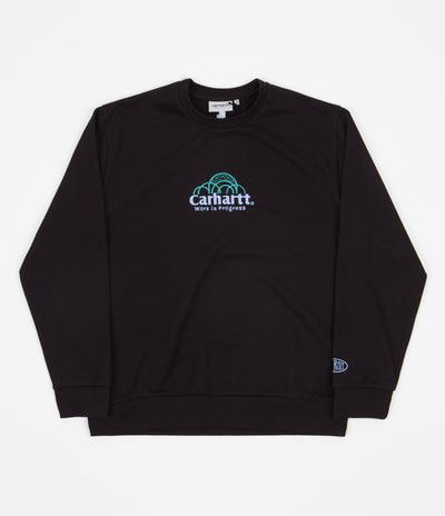 Carhartt Geo Script Crewneck Sweatshirt - Black