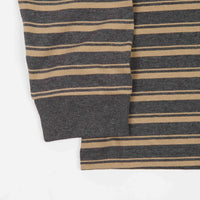 Carhartt Gleeson Stripe Long Sleeve T-Shirt - Nomad / Stormcloud Heather thumbnail