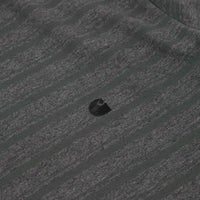 Carhartt Gleeson Stripe T-Shirt - Hemlock Green / Stormcloud Heather thumbnail