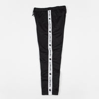 Carhartt Goodwin Track Pants in Black and White thumbnail