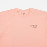 Carhartt Grid C Long Sleeve T-Shirt - Peach / Black thumbnail