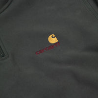 Carhartt Half Zip American Script Sweatshirt - Dark Teal thumbnail