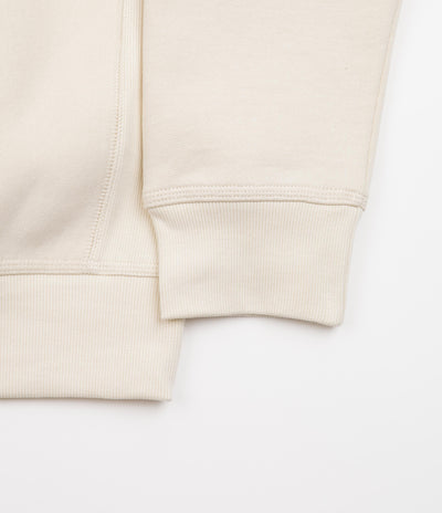 Carhartt Half Zip American Script Sweatshirt - Natural | Flatspot