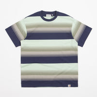 Carhartt Hanmore T-Shirt - Hanmore Stripe / Blue thumbnail