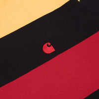 Carhartt Henwick Rugby Shirt - Henwick Stripe / Black thumbnail