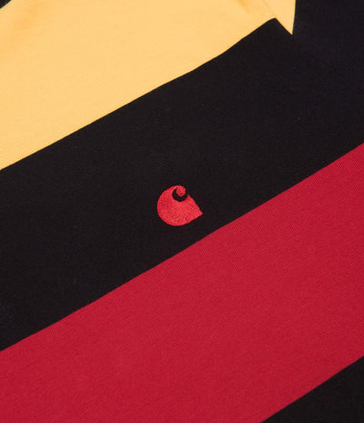 Carhartt Henwick Rugby Shirt - Henwick Stripe / Black