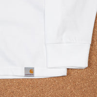 Carhartt Highneck Wish Long Sleeve T-Shirt - White / Black thumbnail