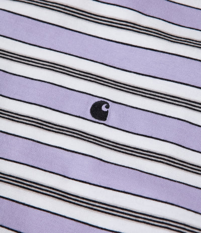 Carhartt Huron T-Shirt - Soft Lavender Stripe