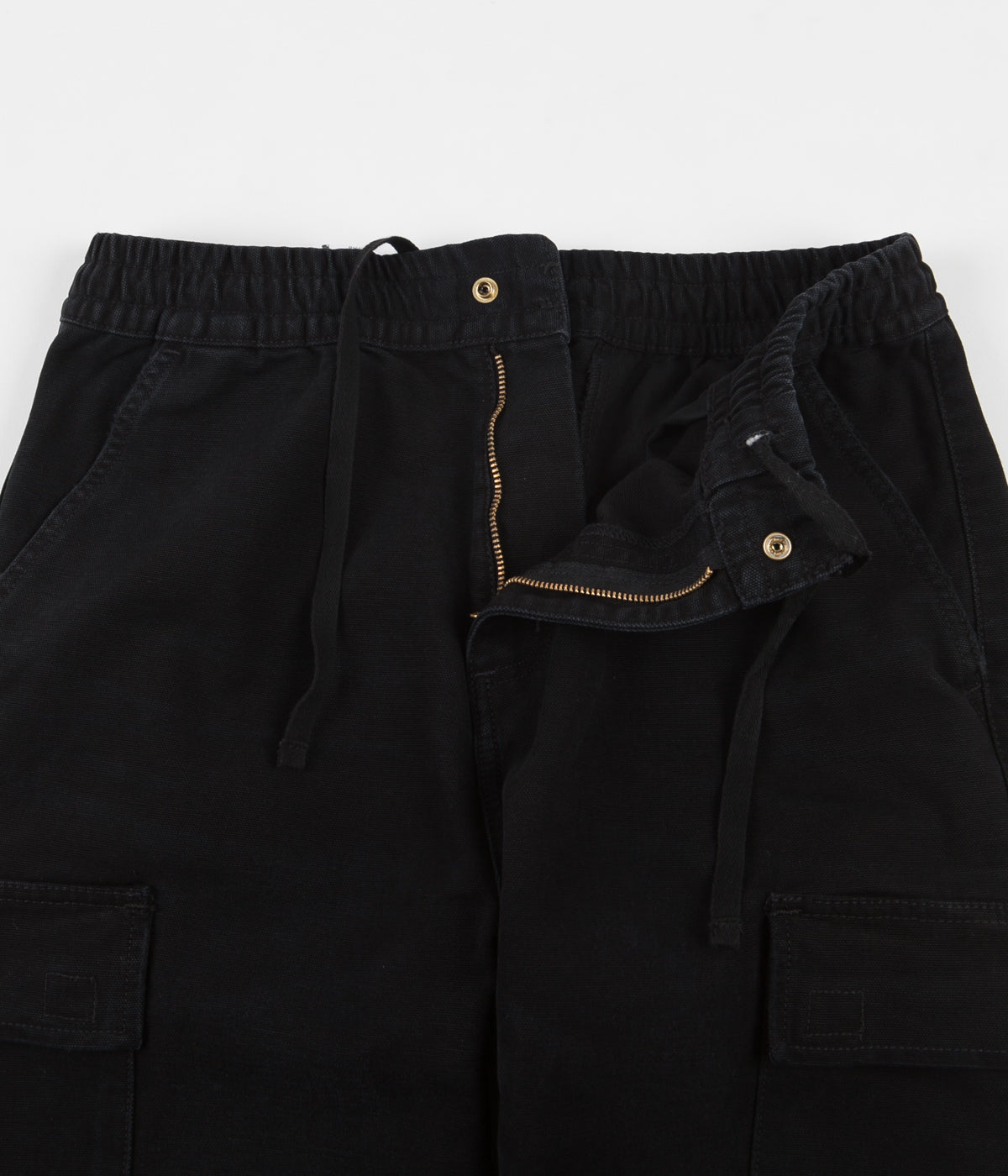 Carhartt Keyton Cargo Pants Black Flatspot