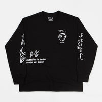 Polar Notebook Long Sleeve T-Shirt - Black thumbnail