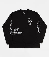 Polar Notebook Long Sleeve T-Shirt - Black