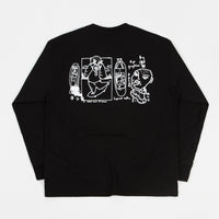 Polar Notebook Long Sleeve T-Shirt - Black thumbnail