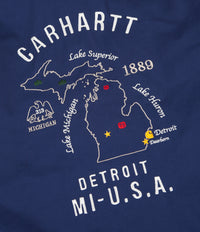 Carhartt Lakes Jacket Metro Blue Flatspot