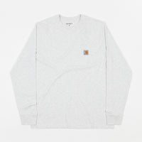 Carhartt Long Sleeve Pocket T-Shirt - Ash Heather thumbnail
