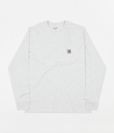 Carhartt Long Sleeve Pocket T-Shirt - Ash Heather