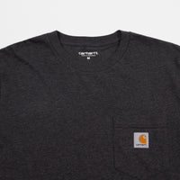 Carhartt Long Sleeve Pocket T-Shirt - Black Heather thumbnail