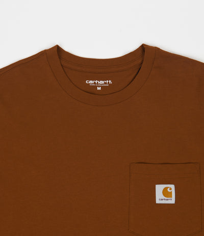 Carhartt Long Sleeve Pocket T-Shirt - Brandy