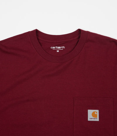 Carhartt Long Sleeve Pocket T-Shirt - Cranberry