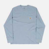 Carhartt Long Sleeve Pocket T-Shirt - Frosted Blue thumbnail