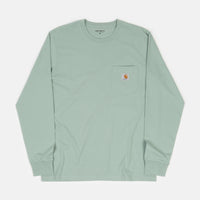 Carhartt Long Sleeve Pocket T-Shirt - Frosted Green thumbnail