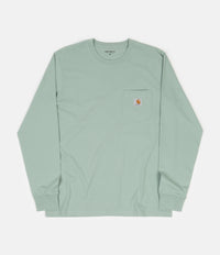 Carhartt Long Sleeve Pocket T-Shirt - Frosted Green