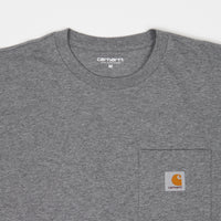 Carhartt Long Sleeve Pocket T-Shirt - Grey Heather thumbnail