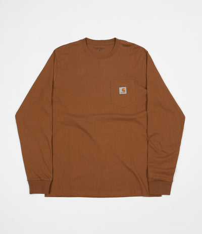 Carhartt Long Sleeve Pocket T-Shirt - Hamilton Brown