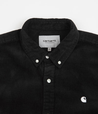 Carhartt Madison Cord Shirt - Black / Wax