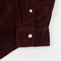 Carhartt Madison Cord Shirt - Bordeaux / Wax thumbnail