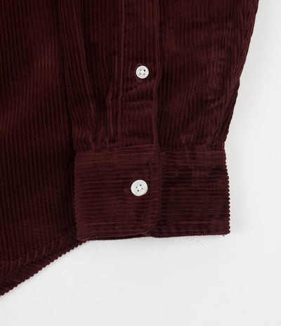 Carhartt Madison Cord Shirt - Bordeaux / Wax