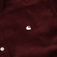 Carhartt Madison Cord Shirt - Bordeaux / Wax thumbnail