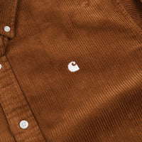 Carhartt Madison Cord Shirt - Brandy / Wax thumbnail