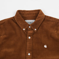 Carhartt Madison Cord Shirt - Brandy / Wax thumbnail