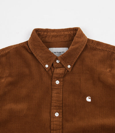 Carhartt Madison Cord Shirt - Brandy / Wax