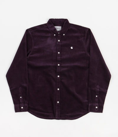 Carhartt Madison Cord Shirt - Dark Iris / Wax