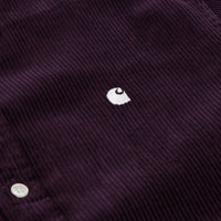 Carhartt Madison Cord Shirt - Dark Iris / Wax thumbnail
