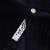 Carhartt Madison Cord Shirt - Dark Navy / Wax thumbnail