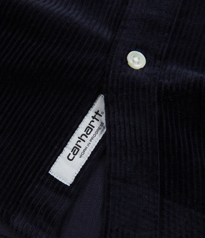 Carhartt Madison Cord Shirt - Dark Navy / Wax